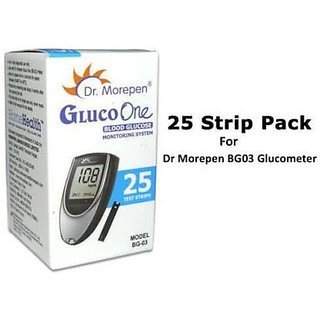 Dr. Morepen 25 Glucometer Strips