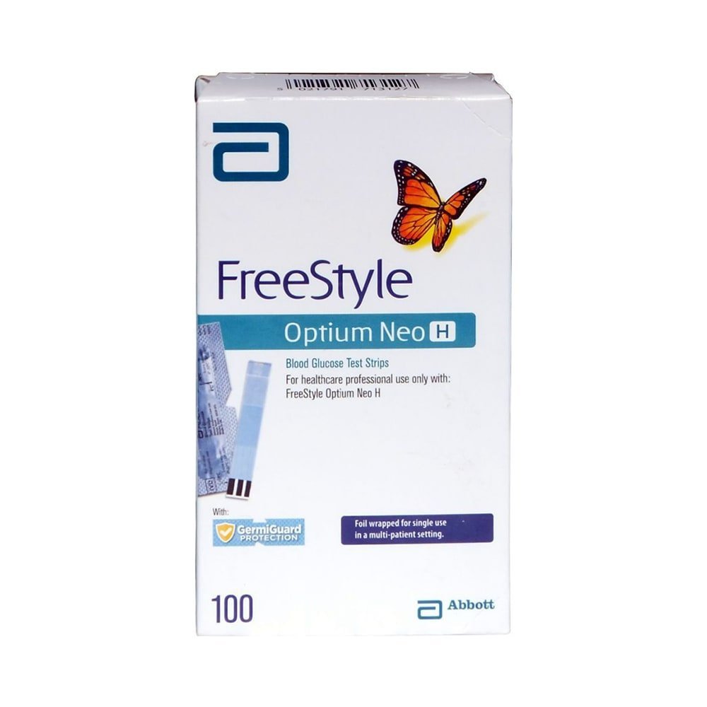 Abbott Freestyle Optium Neo H Blood Glucose 100 Test Strips