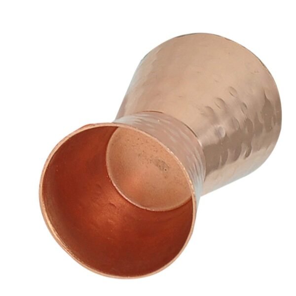 Relikart Hammered Solid Copper Jigger Shot Glasses 30ml/60ml - Image 2