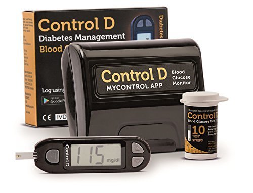 Control D Blood Glucometer with (10 Strips)