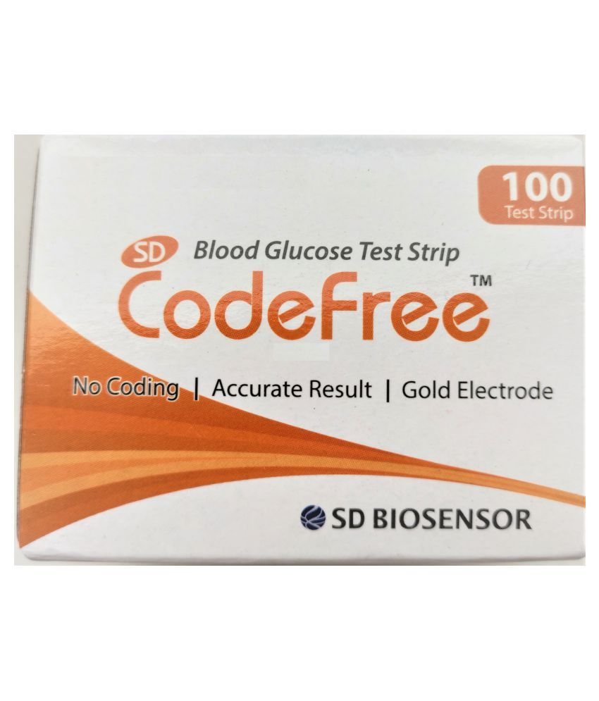 Sd Codefree 100 Test Strips (Pack of 2)