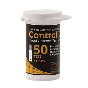 Control D Blood Glucose 50 Test Strips