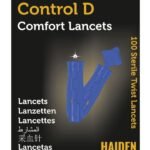 Control D Round Comfort Lancets (Blue) -Pack of 100