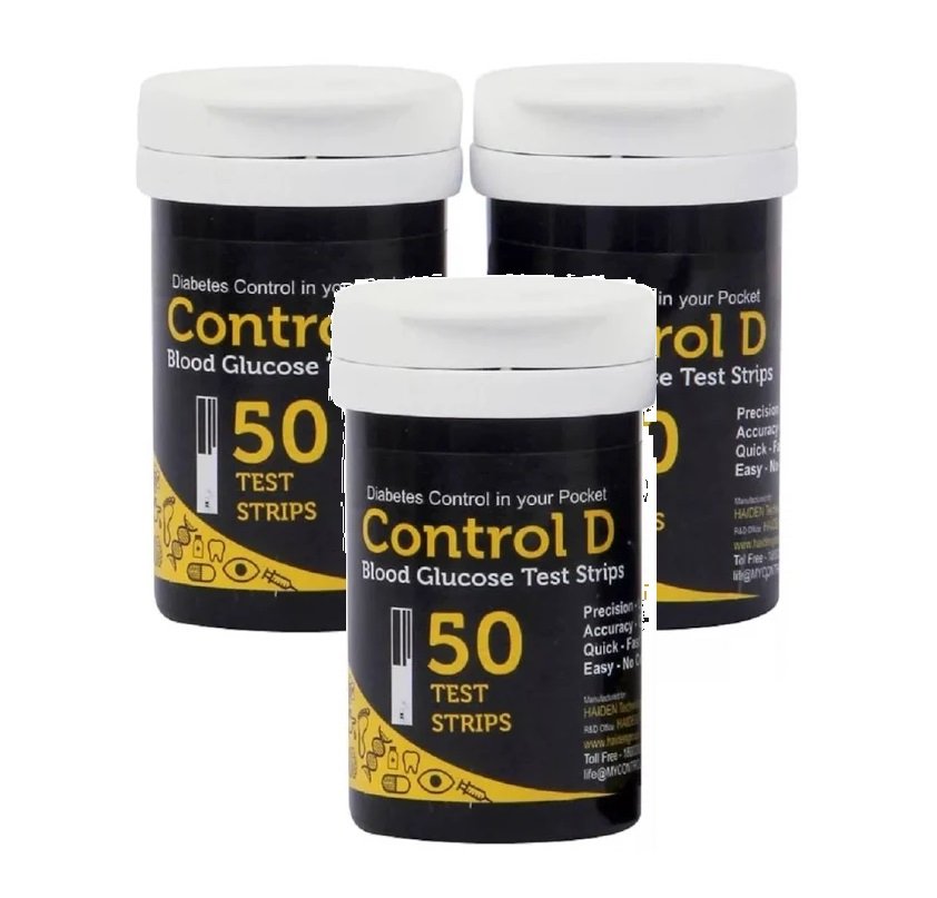 Control D glucose test strips (50X3=150)