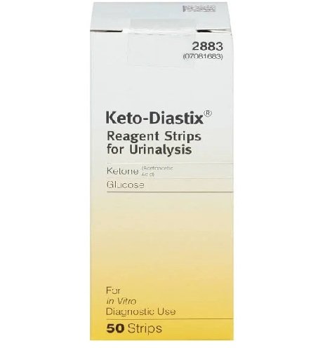 Keto-Diastix Reagent Urinalysis 50 Test Strips