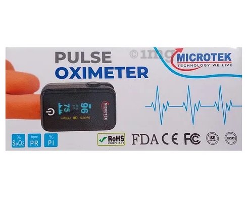 Microtek Pulse Oximeter Fingertip Form Sp02 Monitor