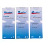 Mission Urine Strips 2GE (2 Parameters Glucose Protein)100 Strip (Pack of 3)