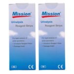 Mission Urine Strips 2GE (2 Parameters Glucose Protein)100 Strip (Pack Of 2)