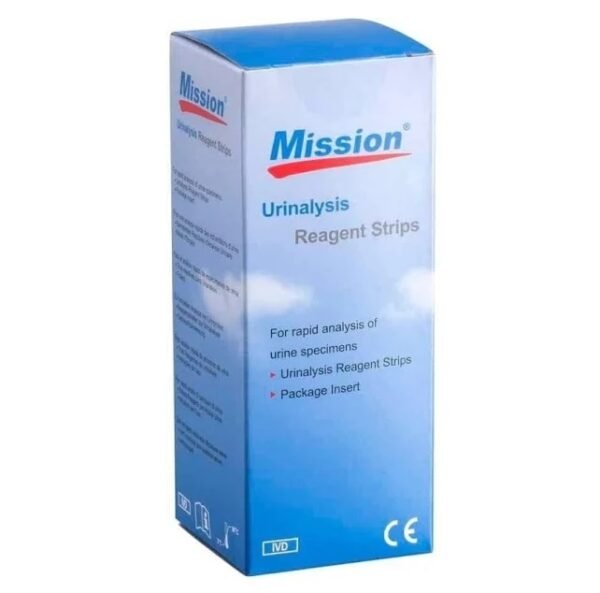 Mission Urine Strips 2GE 2 Parameters Glucose Protein 100 Strips 1