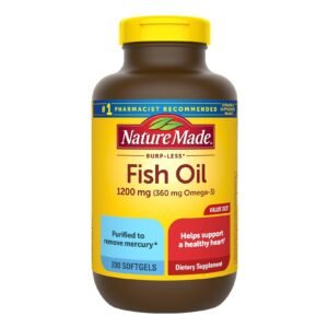 Nature Made Fish Oil 200 Softgel 1200mg