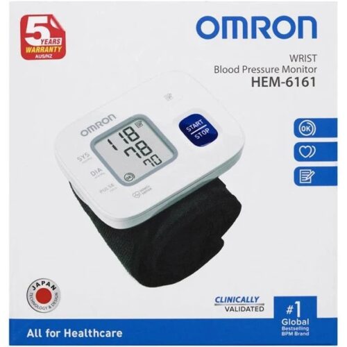 Omron HEM-6161 Automatic Wrist BP Monitor