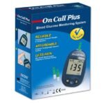 On Call Plus Blood Glucose Monitor With 10 Strips Free