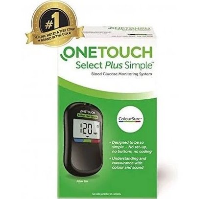 OneTouch Select Plus Simple meter with 50 strips free
