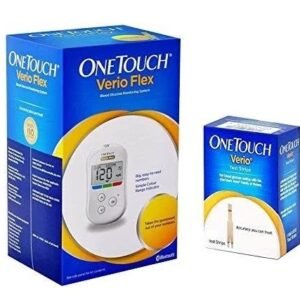 OneTouch Verio Flex Blood Glucometer With 50 Strips