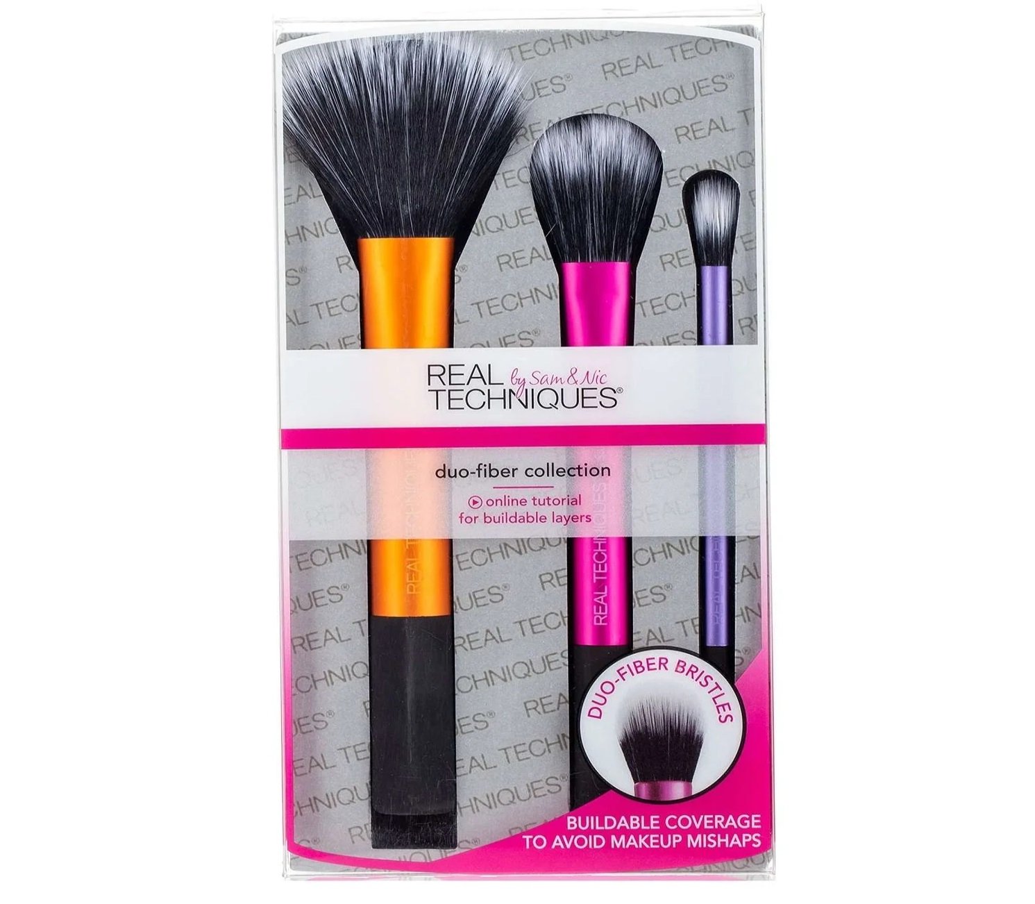 Real Techniques Duo-Fiber Collection Limited Edition (Pack Of 3)