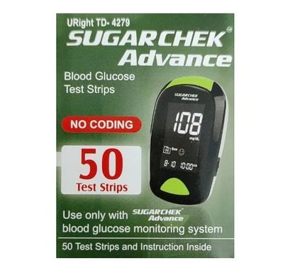 Sugarchek Advance Blood Glucose 50 Test Strip