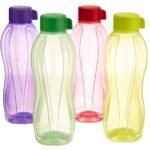 Tupperware Aquasafe Plastic Bottle 1000ml, Set of 4