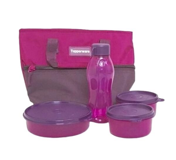 Tupperware Berrylicious Plastic Lunch Set 4-Pieces 1