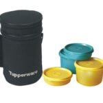 Tupperware Executive Plastic Lunch Set with Bag 4-Pieces