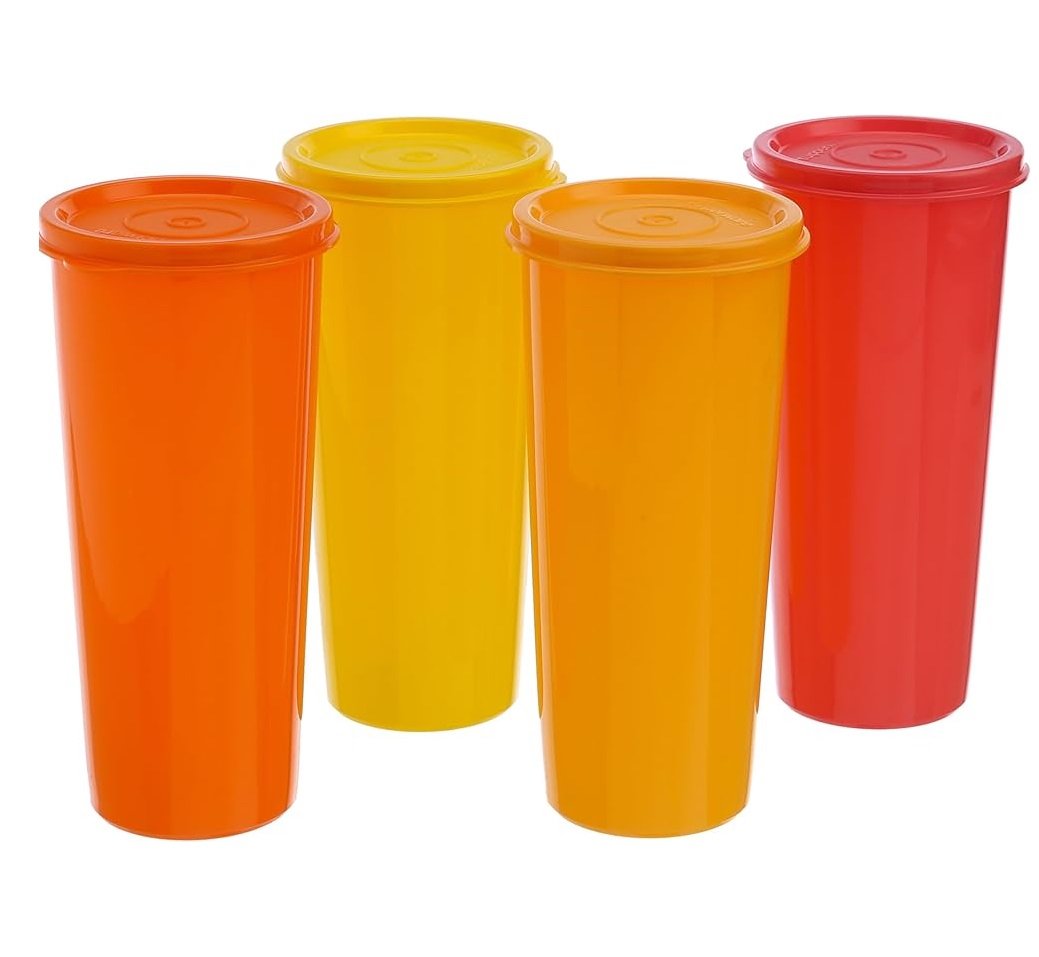 Tupperware Jumbo Tumblers Set, 470ml, Set Of 4(212),Assorted