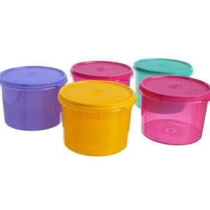 Tupperware Medium Store All Canister 1.3 Litres set of 5