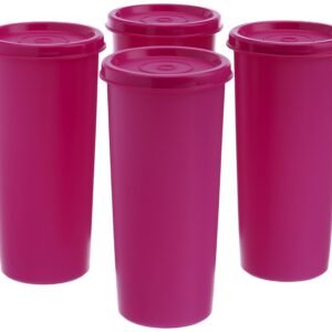 Tupperware Rainbow Tumbler Set, 340ml, Set of 4