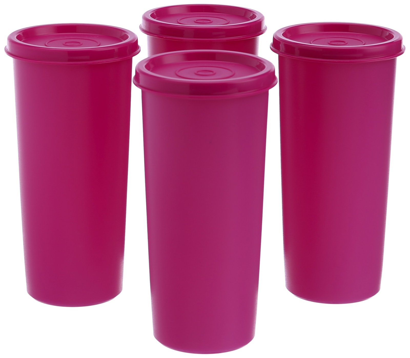 Tupperware Rainbow Tumbler Set, 340ml, Set of 4