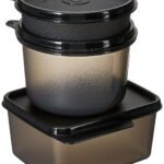 TUPPERWARE Polypropylene Ubercool Lunch Set, Black