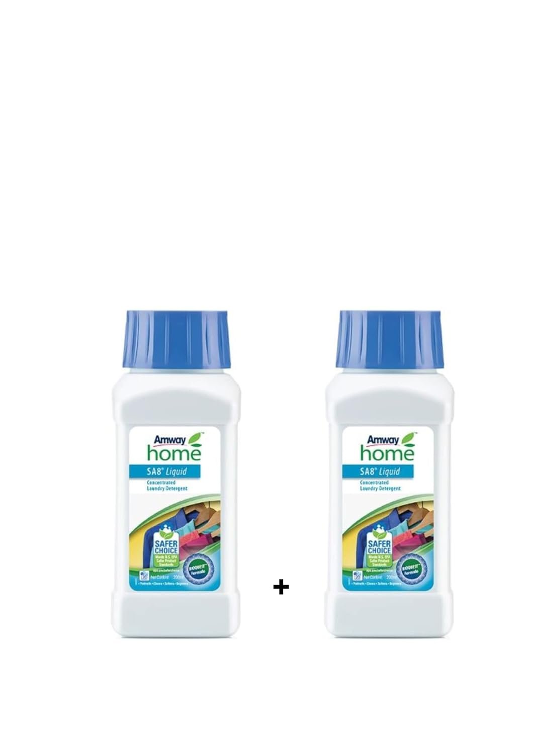 Amway SA8 Liquid Concentrated Laundry Detergent (200 ml) (Pack Of 2)