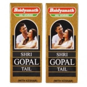 Baidyanath Shri Gopal Tail With Kesar 50ml (Pack Of 2)