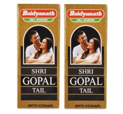 Baidyanath Shri Gopal Tail With Kesar 50ml (Pack Of 2)