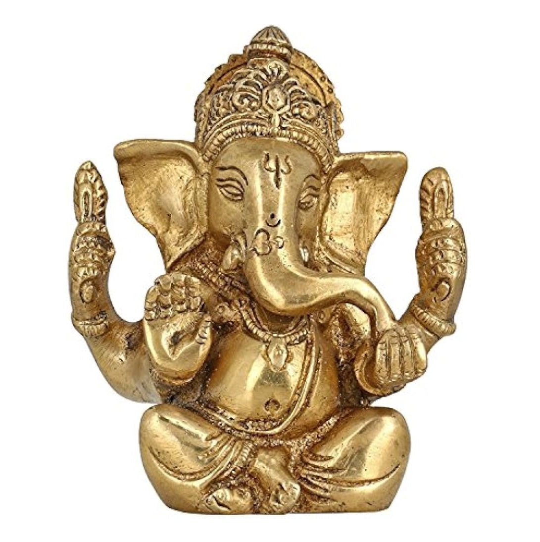 God Of Luck Seated Lord Ganesh