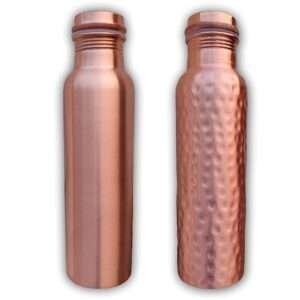Hammered Pure Copper Water Bottle