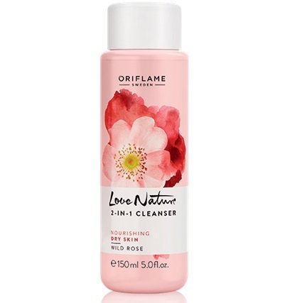 Oriflame Love Nature 2-In-1 Cleanser Wild Rose 150ML