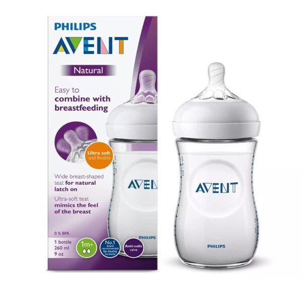 Philips Avent 260ml Natural Feeding Bottle