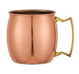 Pure Copper Moscow Mule Mug Plain 530 ml (1 set)