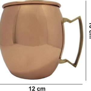 Pure Copper Moscow Mule Mug Set of 12 Mugs plain