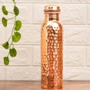 Relikart Copper Ayurvedic Hammered Bottle 950 m