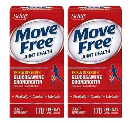 Schiff Move Free Advanced Triple Strength 170 Pills (2 Packs)