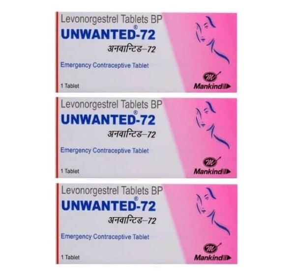 Unwanted 72 Emergency Contraceptive Single Tablet (Pack Of 3)