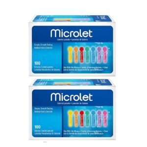 Microlet Colored Lancets 100 Lancets