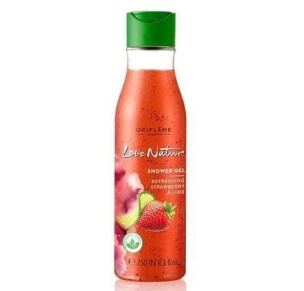 Oriflame Love Nature Shower Gel Strawberry & Lime 250 ml