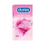 Durex Extra Thin Bubblegum Flavoured Condoms For Men- 10s (Discreet Packaging)