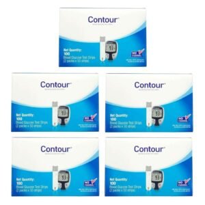 Contour Blue 100 Strips (Pack Of 5)