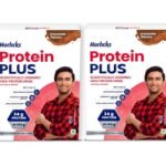 Horlicks Protein Plus Health Nutrition Drink 400g Chocolate (Pack Of 2)