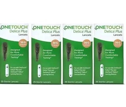 One Touch Delica Lancet Pack Of 4 (25X4)