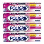 Poligrip Original Denture Adhesive Cream 68g (Pack Of 4)