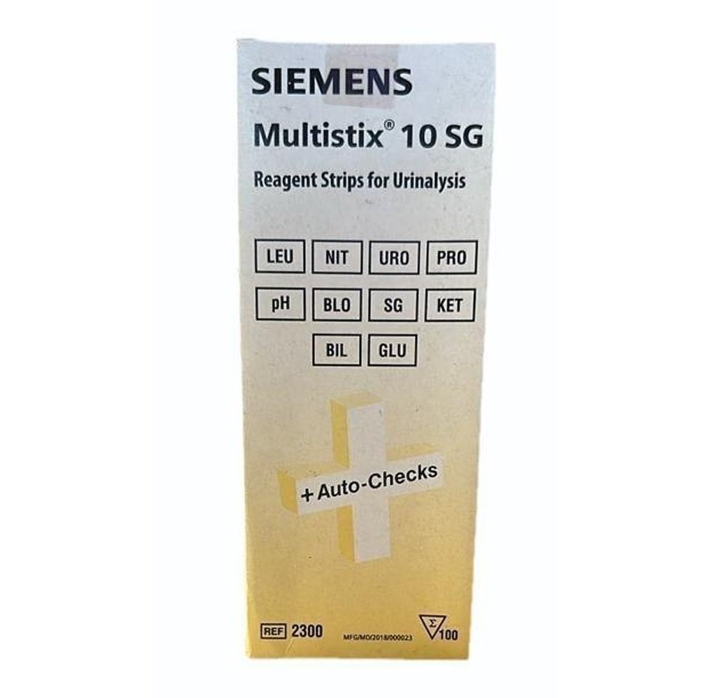 Siemens Multistix 10SG Reagent Strips For Urinalysis (Pack of 2)