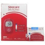 Sinocare Safe AQ Smart Blood Glucose Monitor With 50 Strips