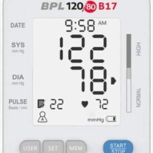 BPL Blood Pressure Monitor 120/80 B-17